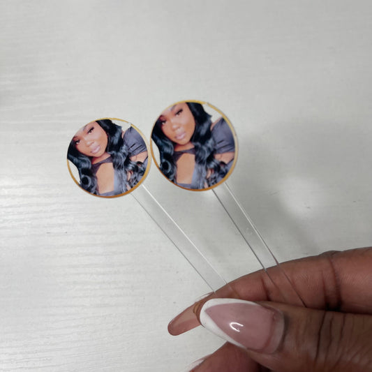 Custom Drink Stirrers | Acrylic Drink Stirrer | Custom Stirrers | Party Favors | Birthday Party Favors | Custom Party Favors