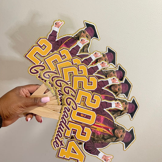 Custom Fan | Party Favors | Custom Hand Fan | Face Fan
